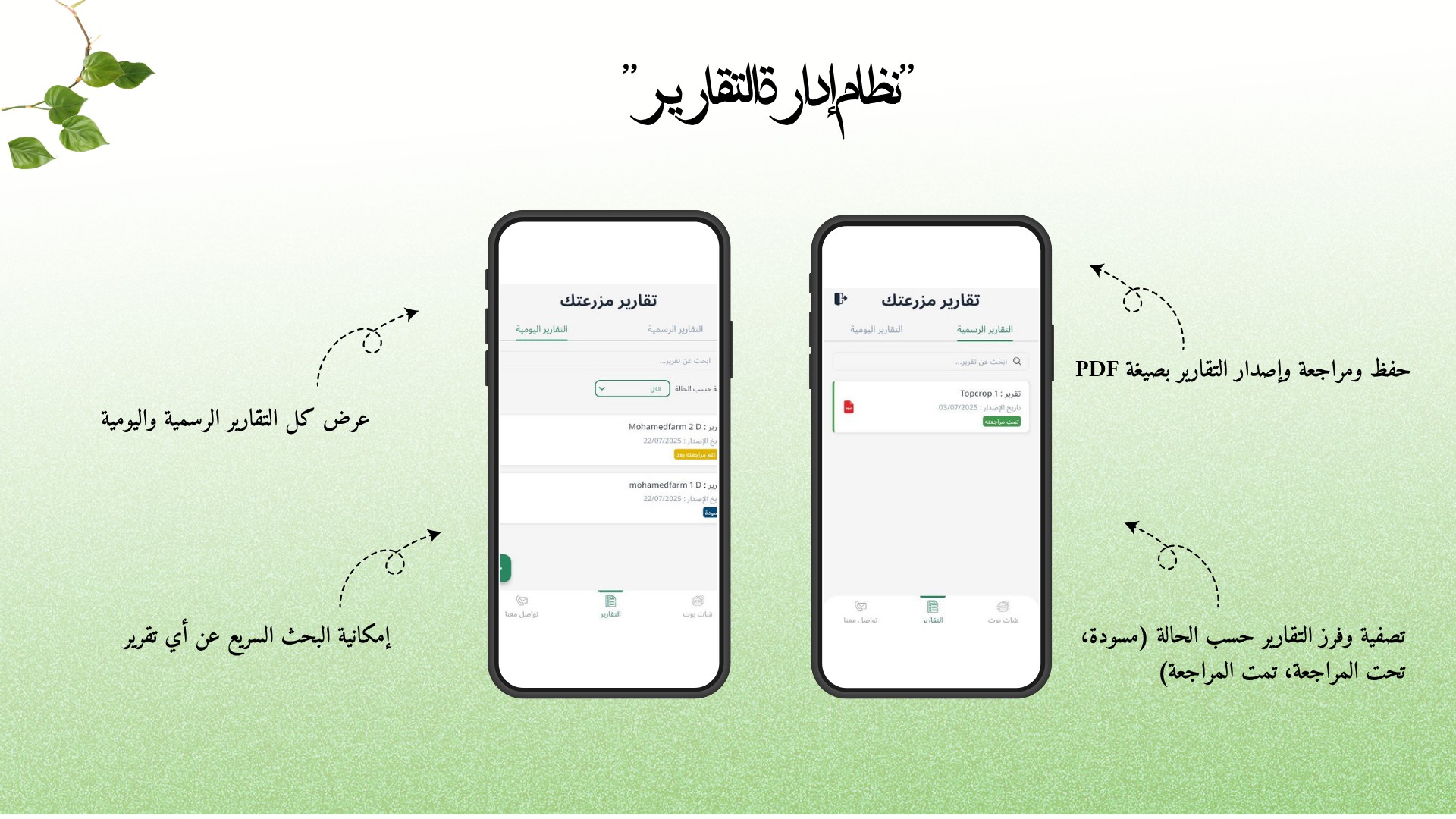 نظام إدارة التقارير